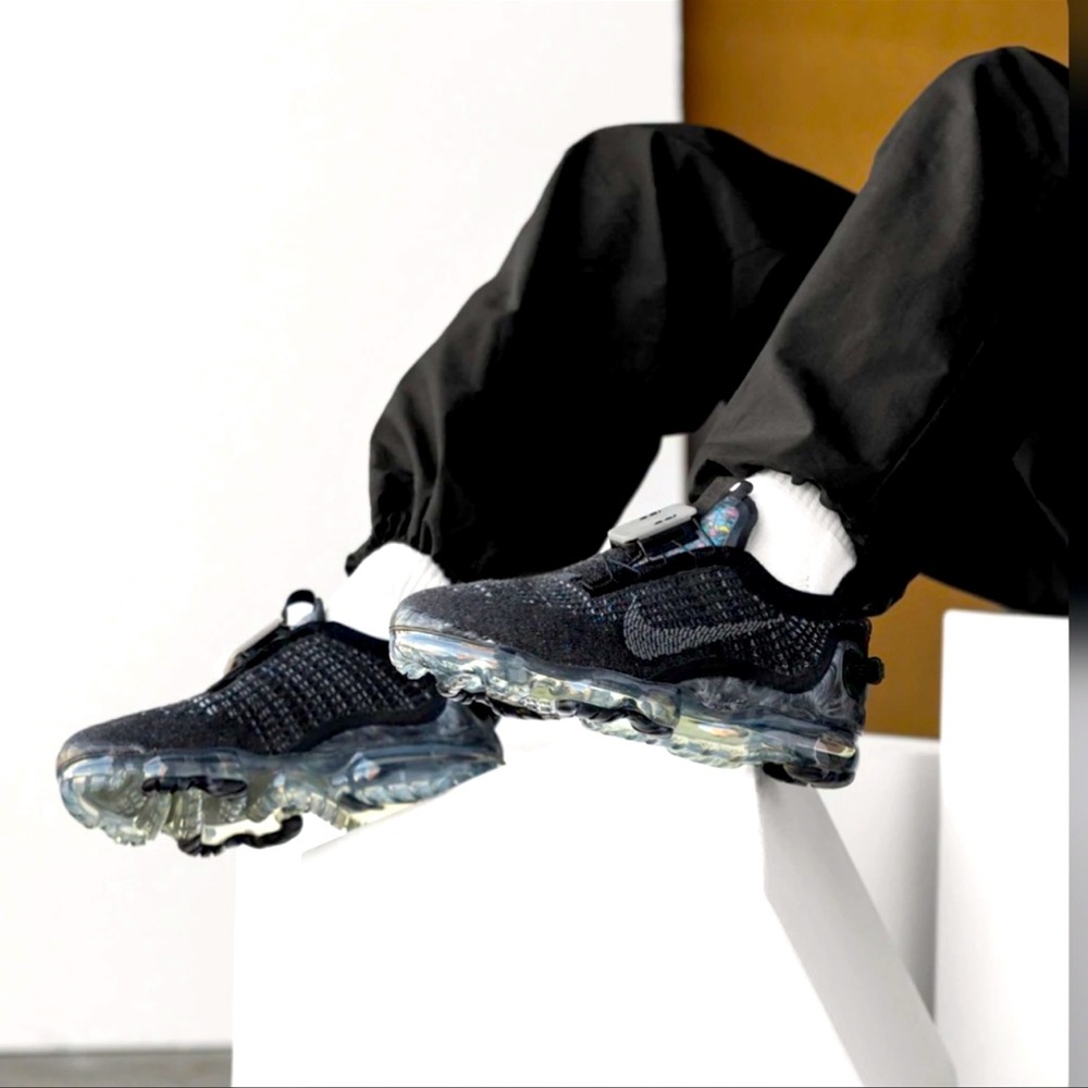 Nike Air Black/ Dark Grey Vapormax 2020 Flyknit Sneakers